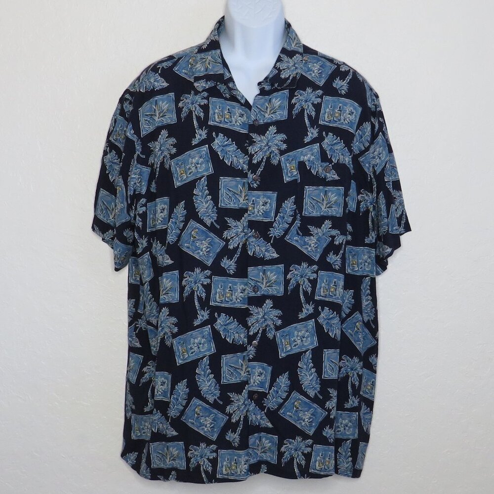 Campia* Men's Short Sleeve Button Down Straight Hem Chest Pocket Shirt~ Size XXL